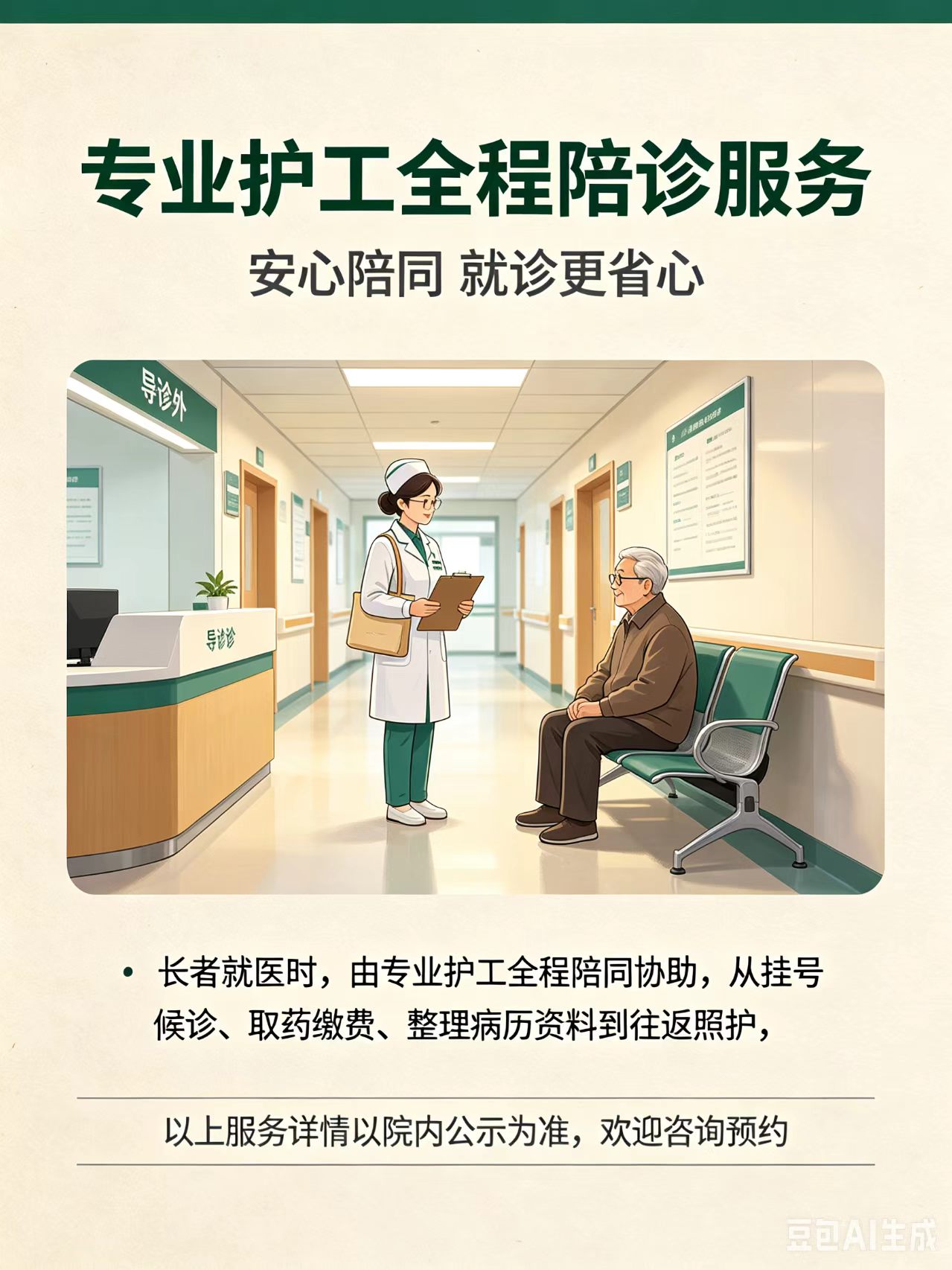 专业护工全程陪诊服务